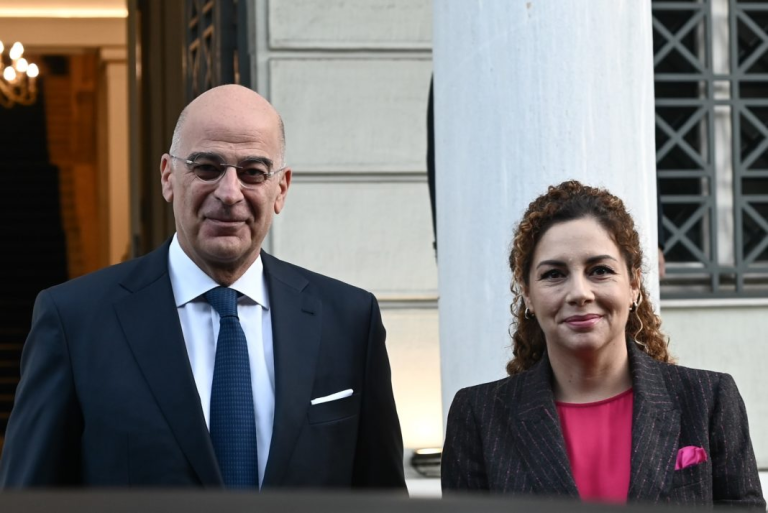Συνάντηση Ν. Δένδια με την ΥΠΕΞ Αλβανίας