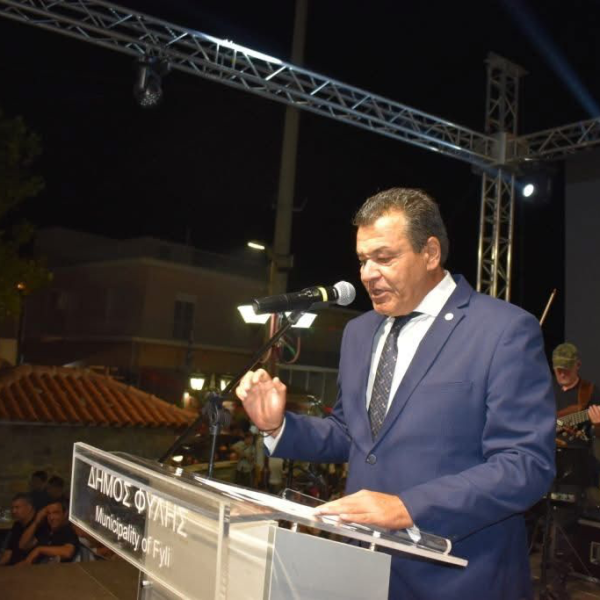 Νέα έργα εξήγγειλε από το πανηγύρι της Χασιάς ο Δήμαρχος Φυλής Χρήστος Παππούς