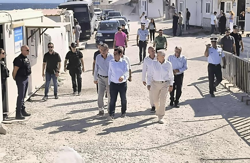 Πλεύρης – Γλυμής από τη Λέσβο: Καμία νέα επιβάρυνση για τα νησιά του Αιγαίου