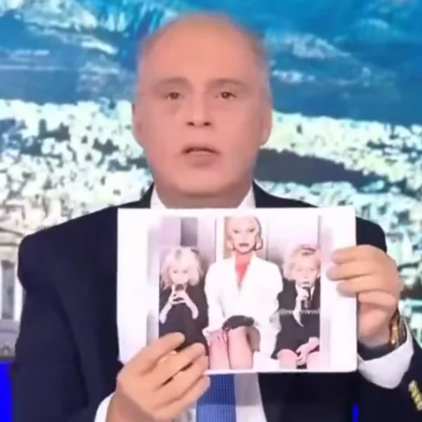 Ο Βελόπουλος παρουσίασε φωτογραφία της Lady Gaga από το American Horror Story… ως υλικό του φακέλου Επστάιν, δείτε βίντεο