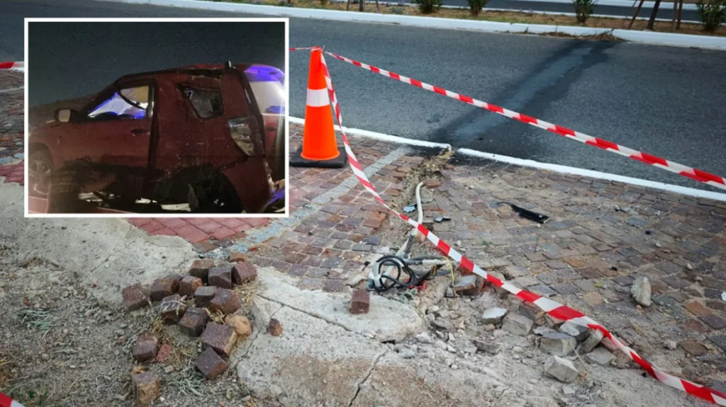 Τραγωδία στα Άνω Λιόσια: Νεκρή 17χρονη σε τροχαίο, το ΙΧ που επέβαινε «καβάλησε» το πεζοδρόμιο και έπεσε σε κολώνα Λιόσια