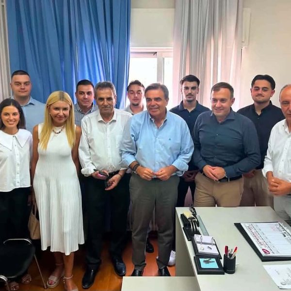 Στις Σέρρες ο Υπουργός Αγροτικής Ανάπτυξης Μαργαρίτης Σχοινάς: Στο πλευρό του ο Θεόφιλος Λεονταρίδης