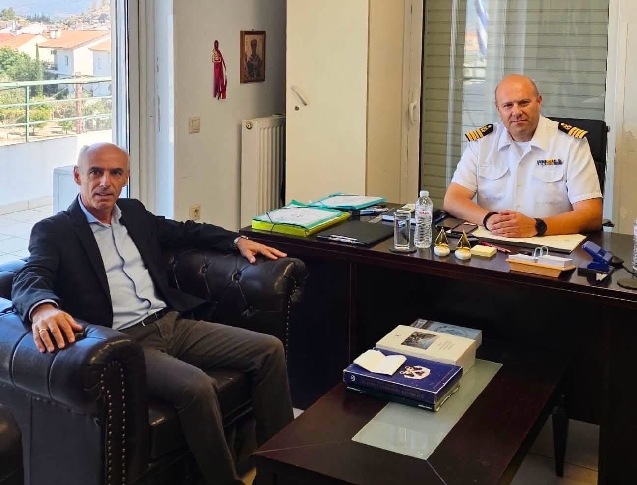 Γιώργος Γαβρήλος: Επίσκεψη στο Λιμεναρχείο Ναυπλίου: Στο επίκεντρο η υποστελέχωση Πορτοχελίου και Ερμιόνης