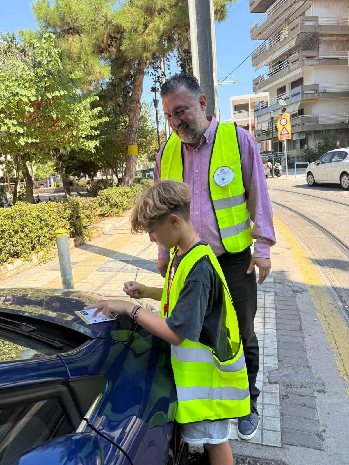 Γιάννης Φωστηρόπουλος: «Μικροί τροχονόμοι» στο Παλαιό Φάληρο για την Ευρωπαϊκή Εβδομάδα Κινητικότητας