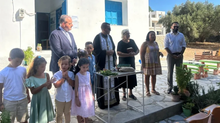Με 6 μαθητές έγινε ο αγιασμός για τη νέα σχολική χρονιά στην Ψέριμο