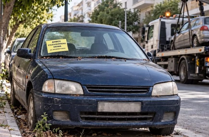 Ποια αυτοκίνητα διαγράφονται οριστικά από τους ελληνικούς δρόμους: Το αυτοκόλλητο των 45 ημερών και τα πρόστιμα για την ακινησία