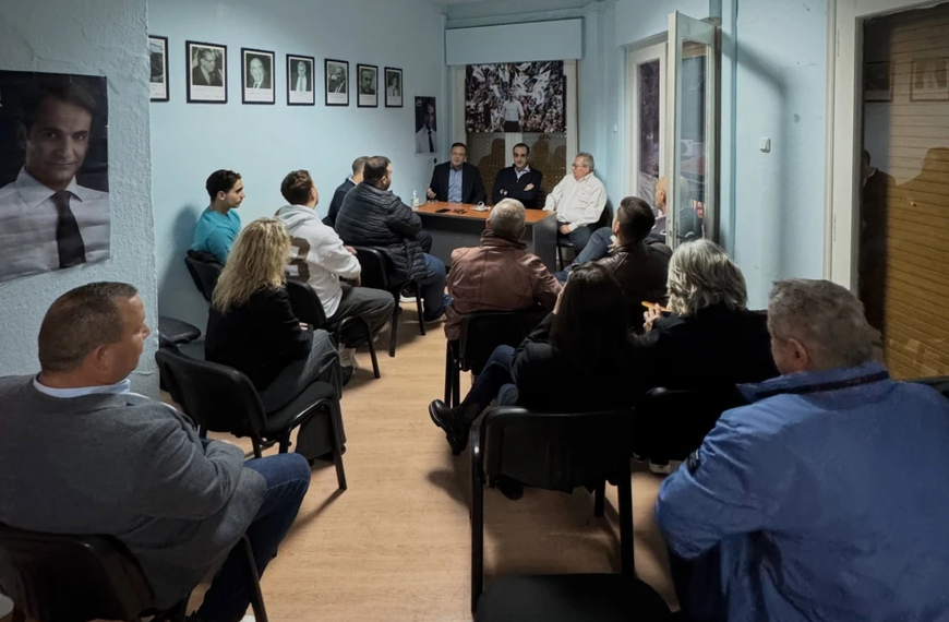 Γρηγόρης Δημητριάδης: Συνεχίζει τις επαφές με την κοινωνία και τη βάση της Νέας Δημοκρατίας στην Ξάνθη